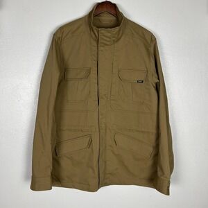 5.11 Tactical Watch Jacket Mens Medium Khaki Pockets Flex-Tac Canvas Outdoor M